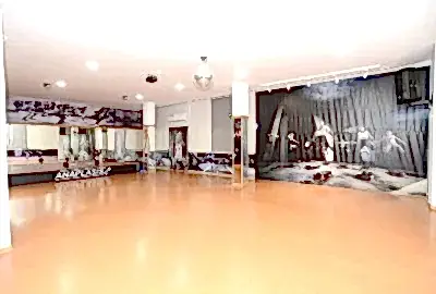 aerobics hall corner view