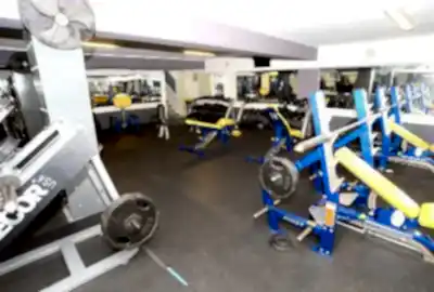 body building room corner view