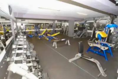 body building room entrance