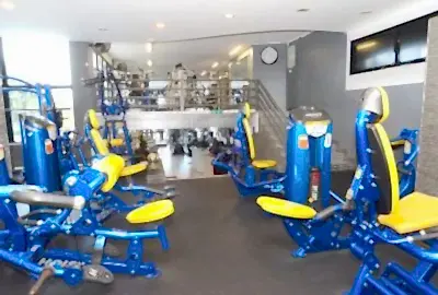 gym equipment stairs view