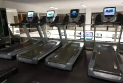 treadmills upstairs