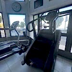 Stair machine downstairs