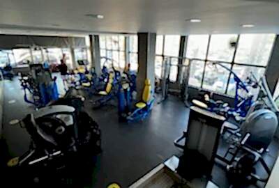 Downstair machines from upstairs view