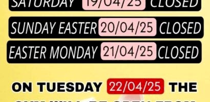 easter holidays 2025