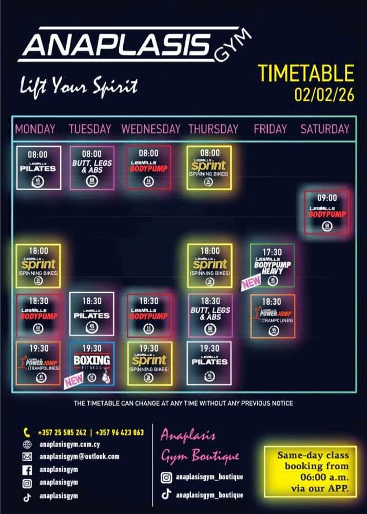classes timetable feb2026